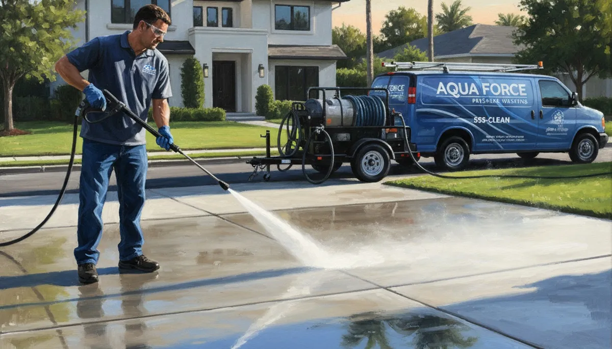 Concrete pressure cleaning in Berkeley, CA for driveways, patios, and walkways by Berkeley Paint Pros