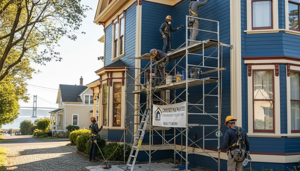 Berkeley, CA painting contractor providing professional interior and exterior house painting services
