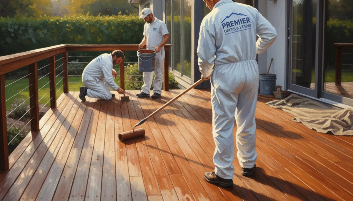 Berkeley, CA deck staining by professional painters for lasting Bay Area wood protection