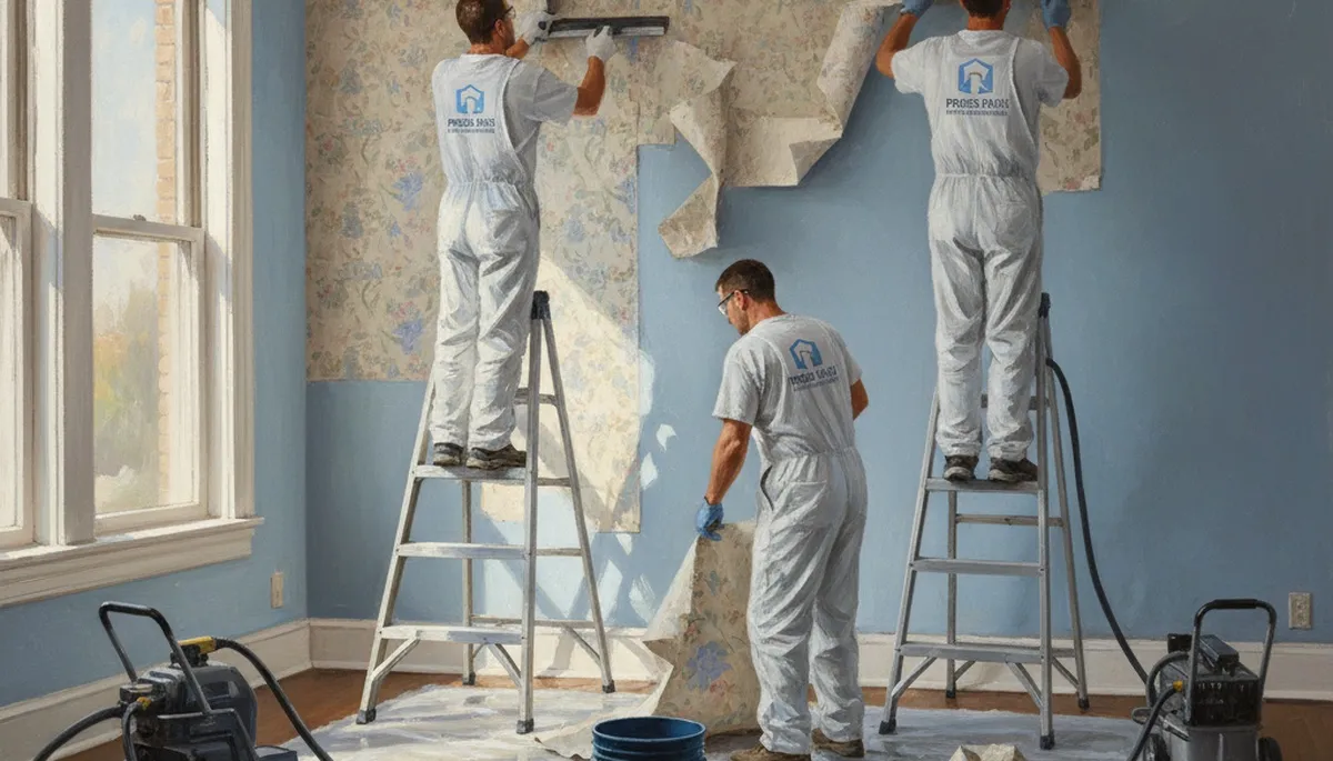 Berkeley, CA wallpaper removal by professional painters preparing walls for a smooth finish